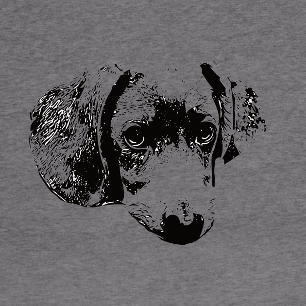 Dachshund Face Design - A Doxie Christmas Gift by DoggyStyles